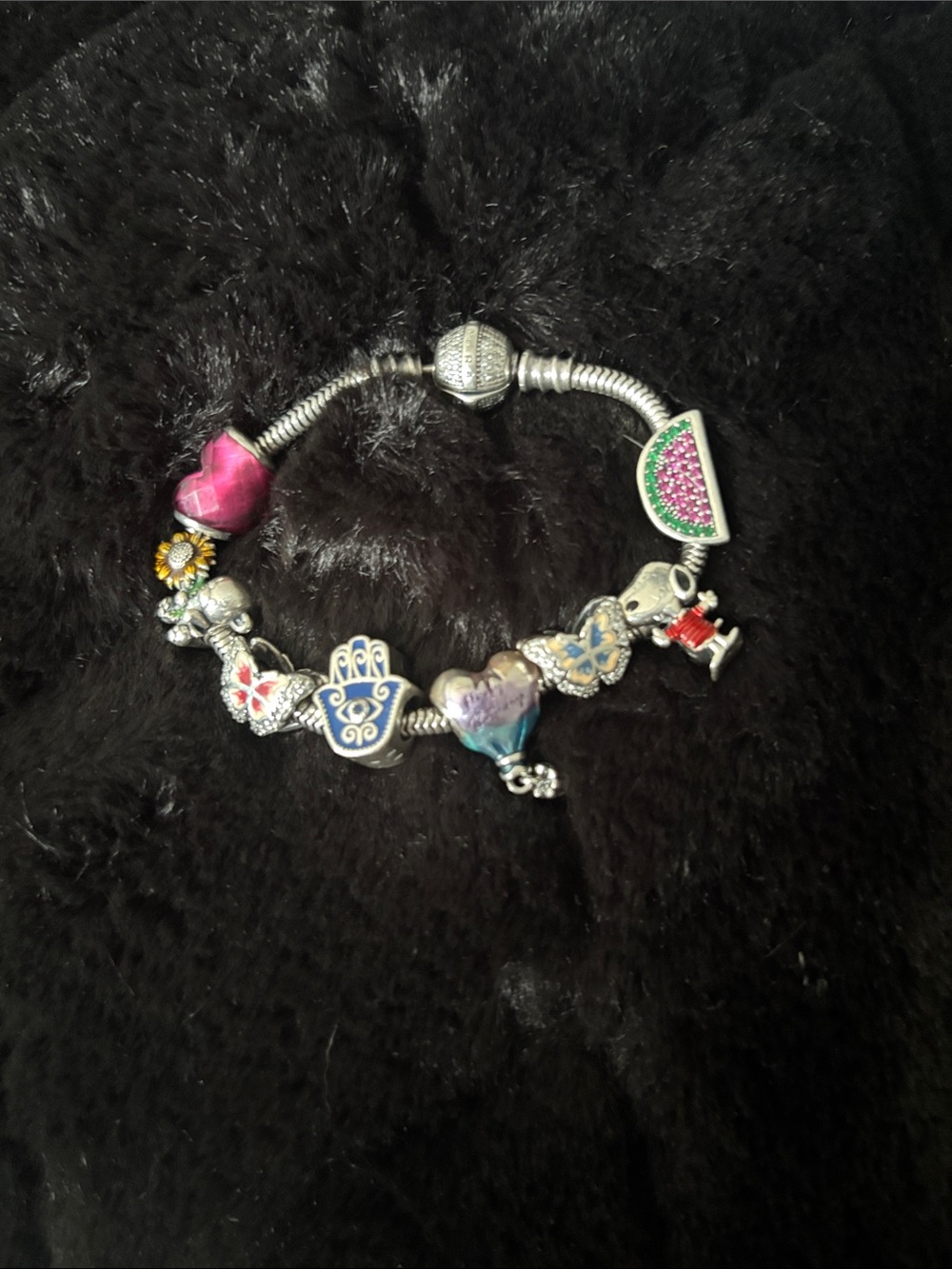 Pandora Child’s Snake Chain Pave Clasp